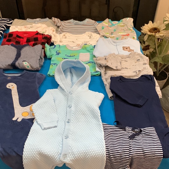 Boys Bundle 3-6M, #21 pc Set, Various Brands/Items, Gently Used, Great Condition - Picture 4 of 14